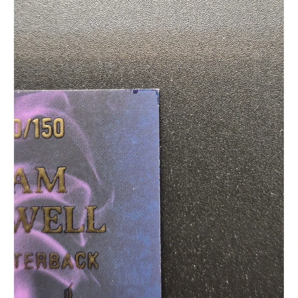 2022 Qild Card Matte Sam Howell #SG-8 Smoking Guns Chase Blue Purple Smoke